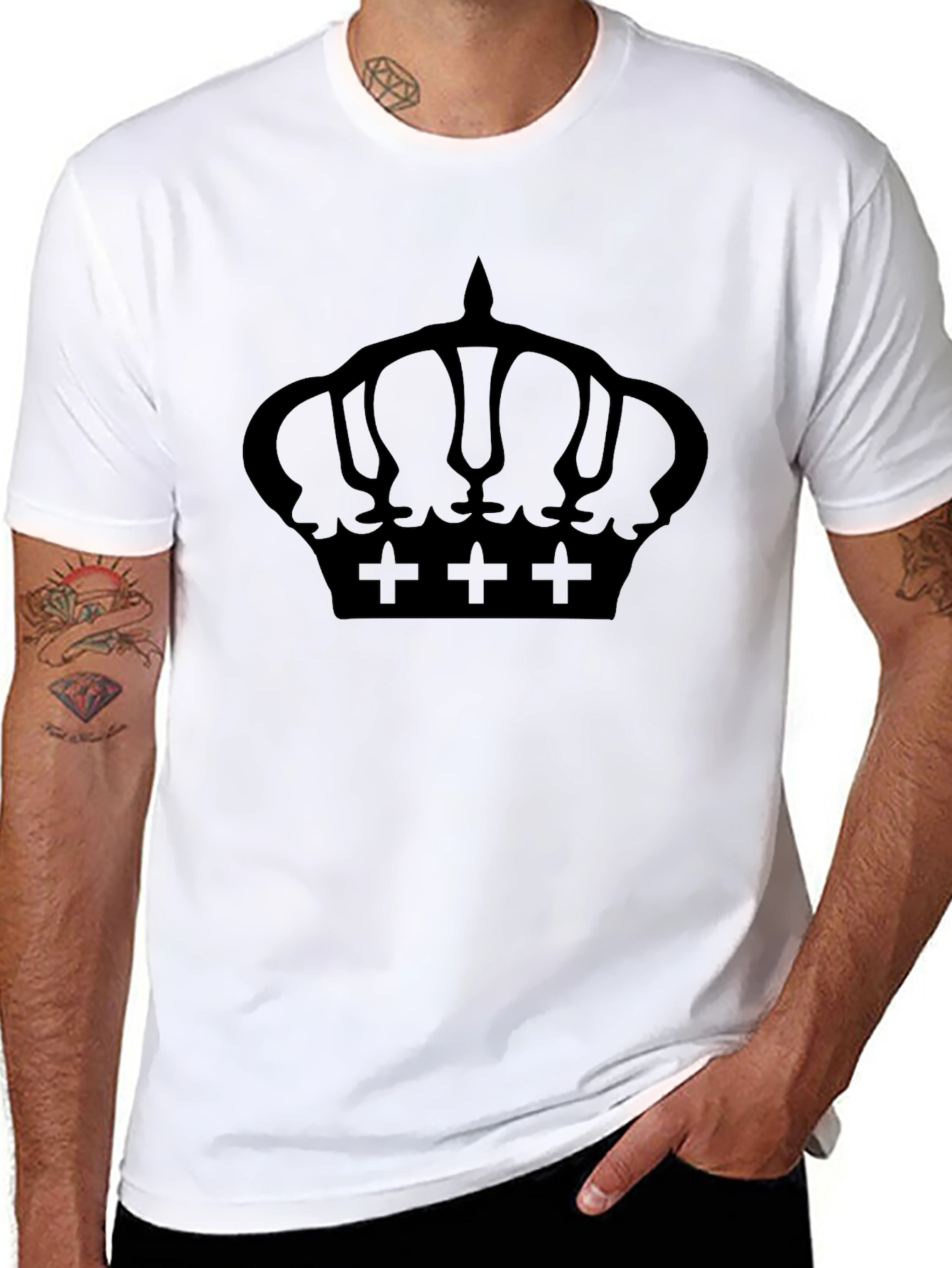 Crown Graphic Tee - Royal Style