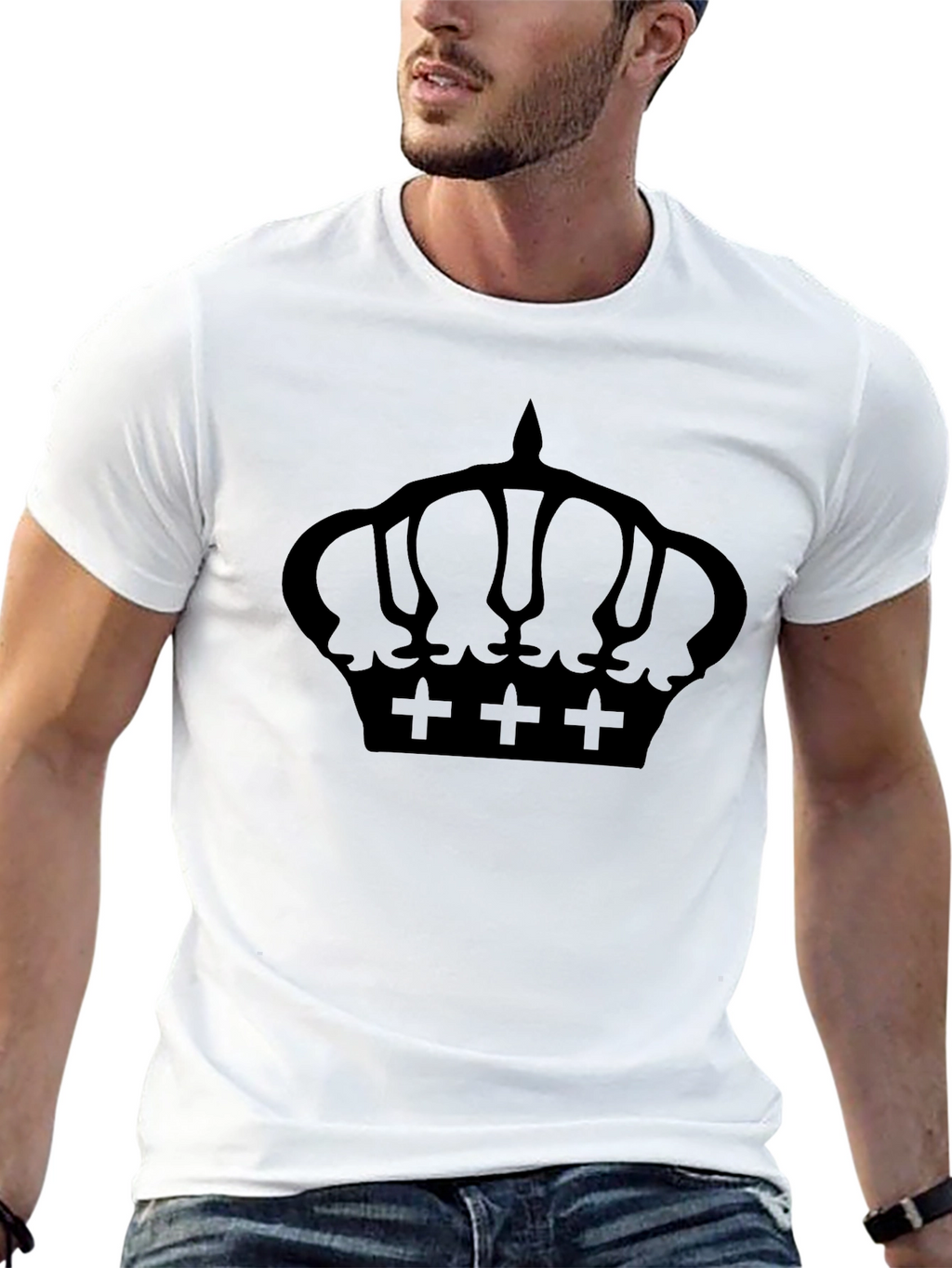 Crown Graphic Tee - Royal Style