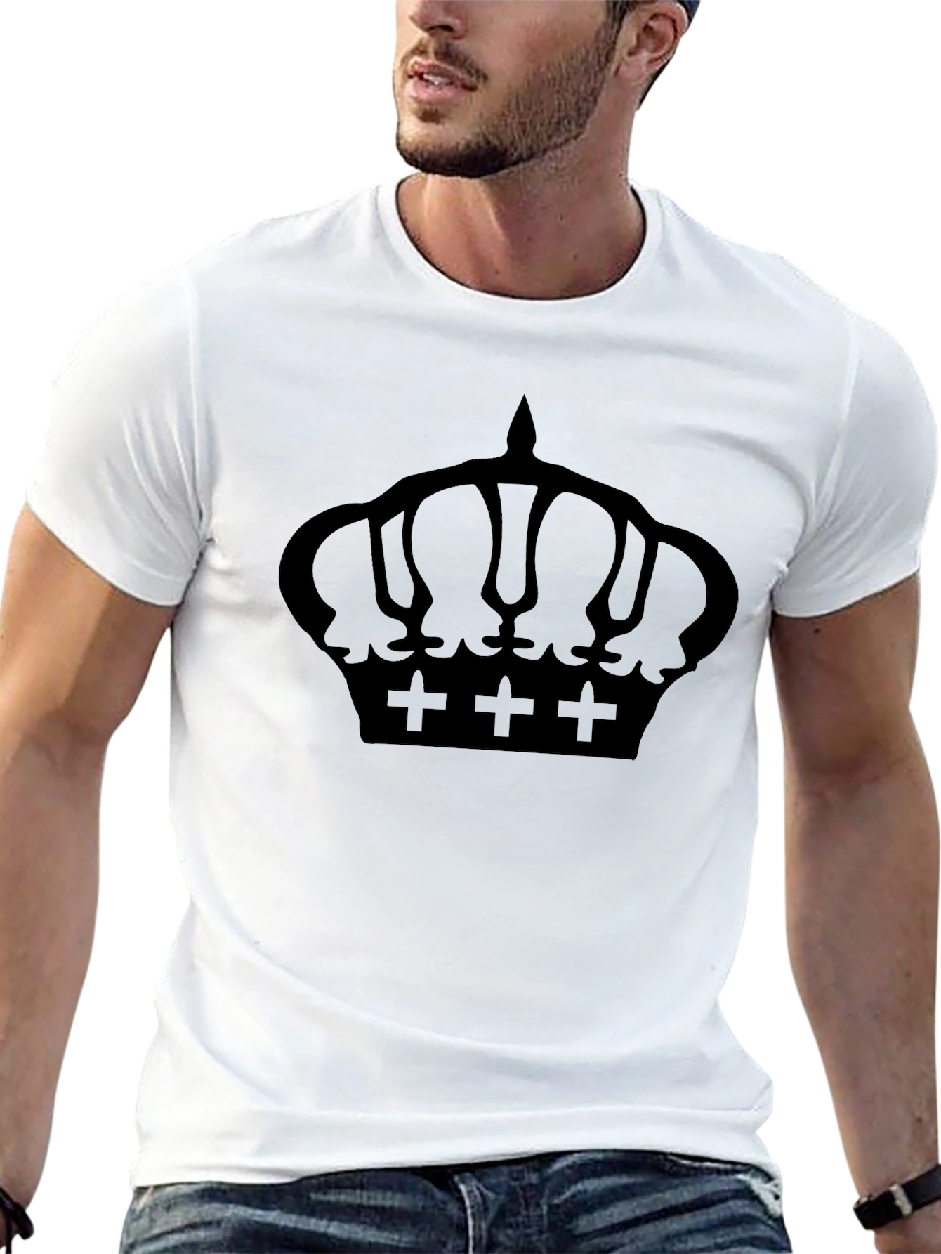 Crown Graphic Tee - Royal Style