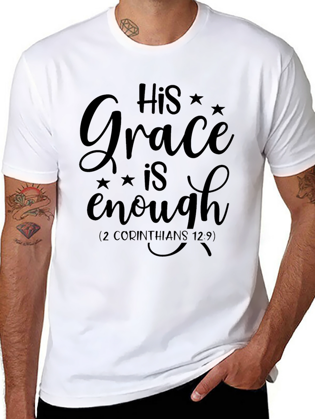 His Grace is Enough Christian T-Shirt
