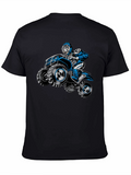 ATV Rider Graphic Tee - Black