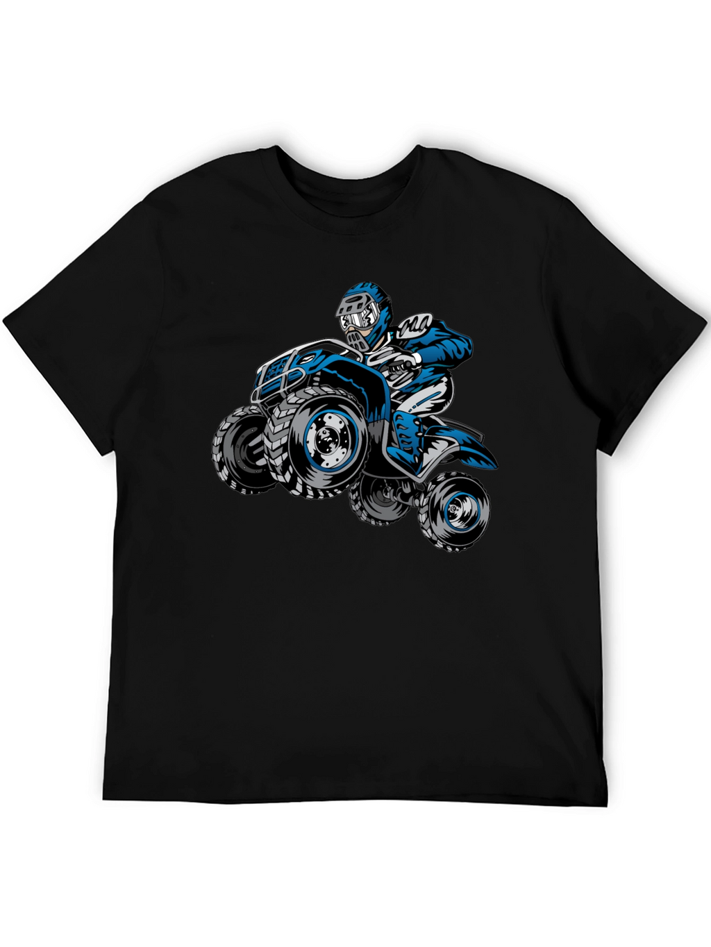 ATV Rider Graphic Tee - Black