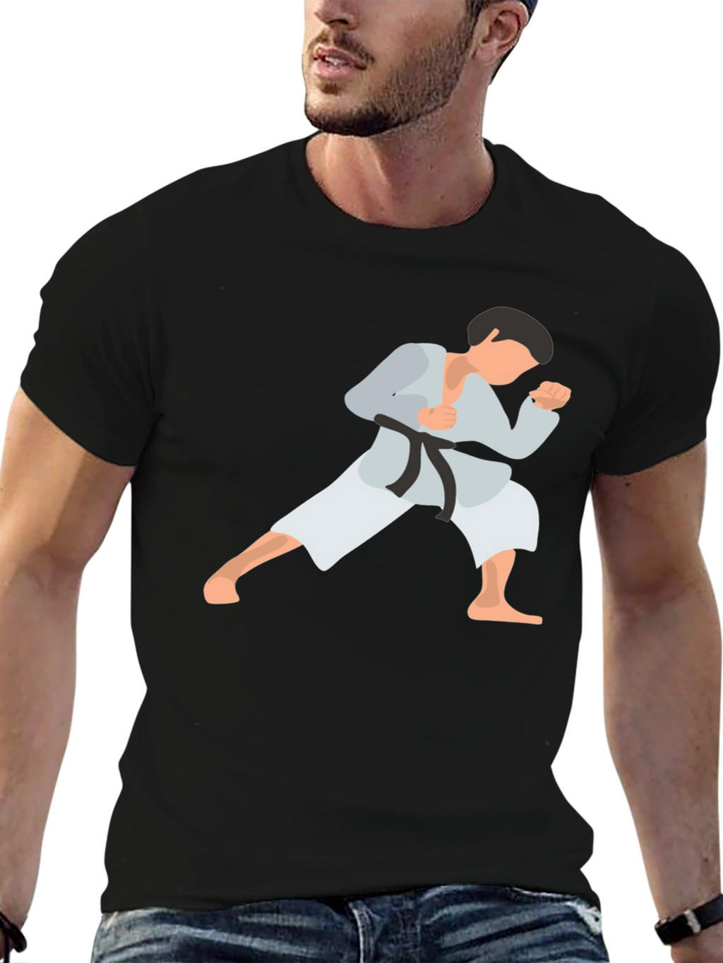 Karate Graphic Tee - Martial Arts Style