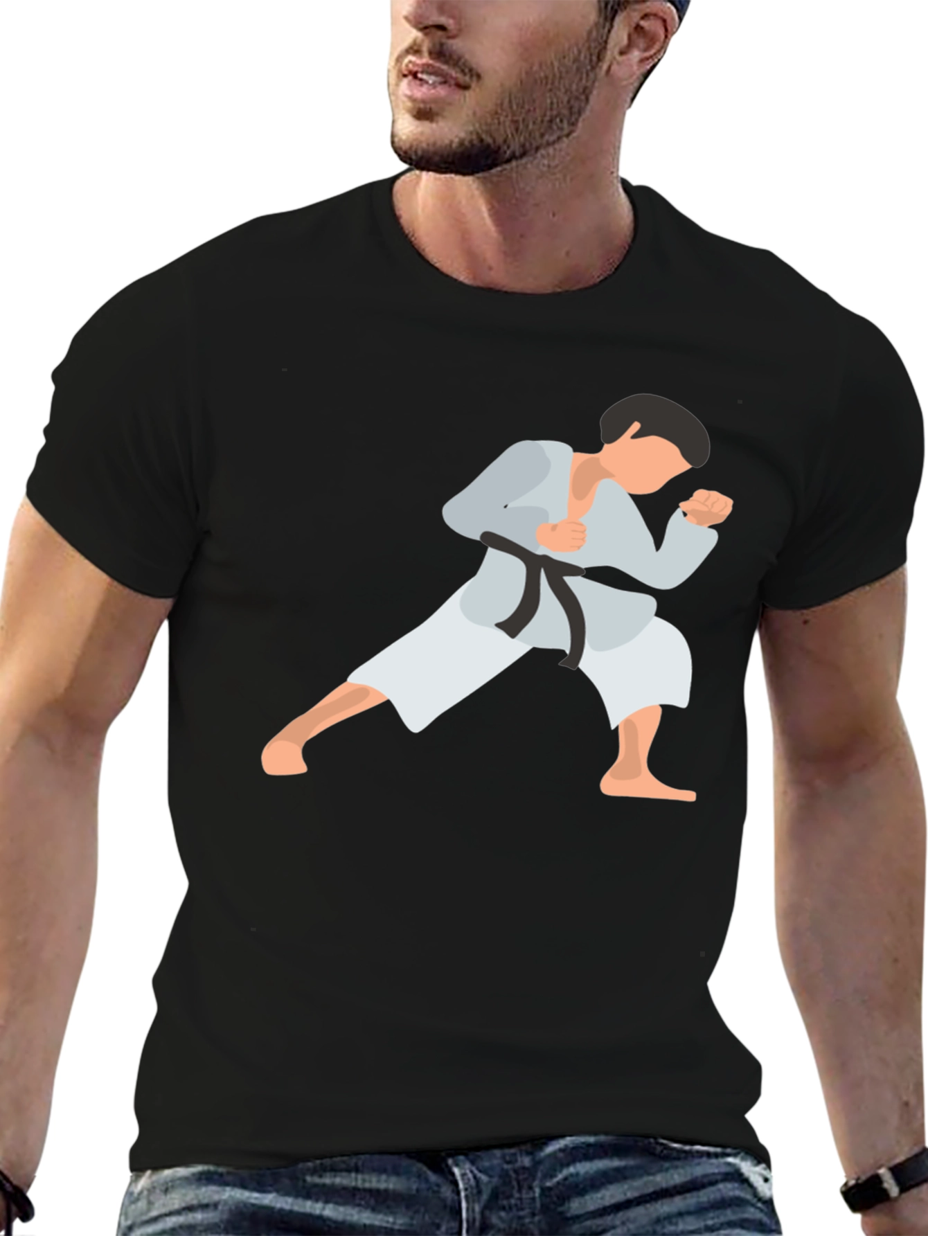 Karate Graphic Tee - Martial Arts Style