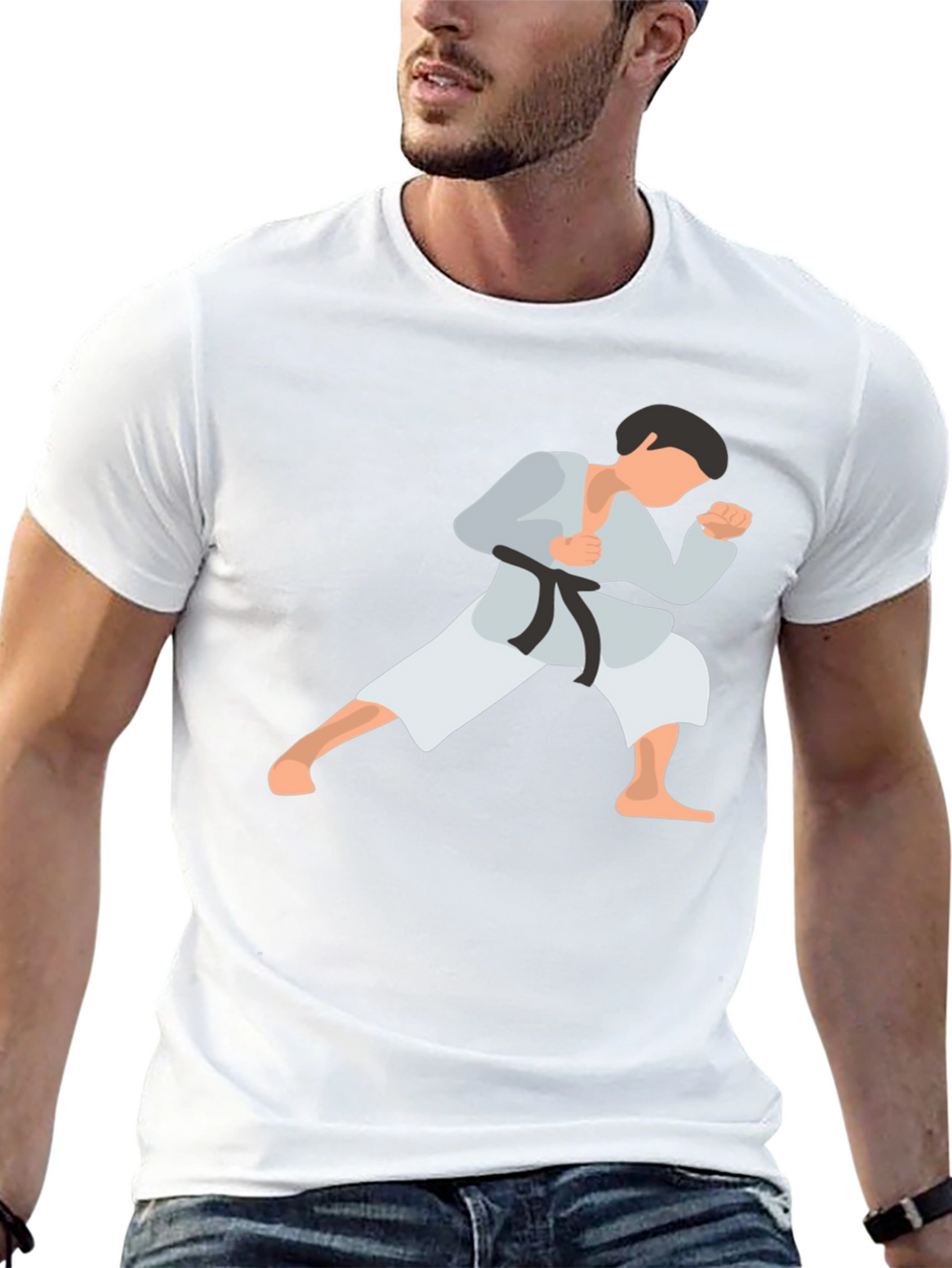 Karate Graphic Tee - Martial Arts Style