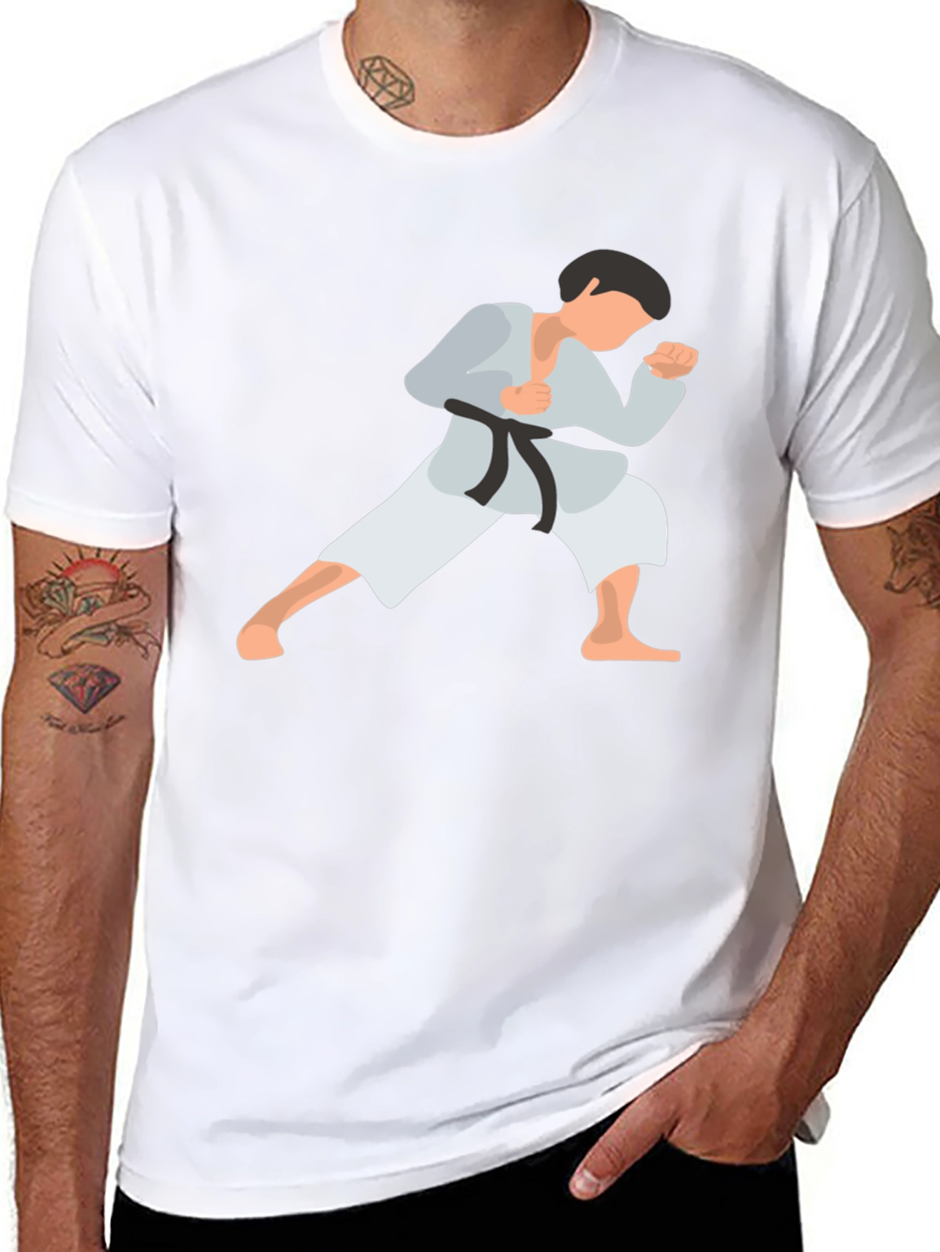 Karate Graphic Tee - Martial Arts Style