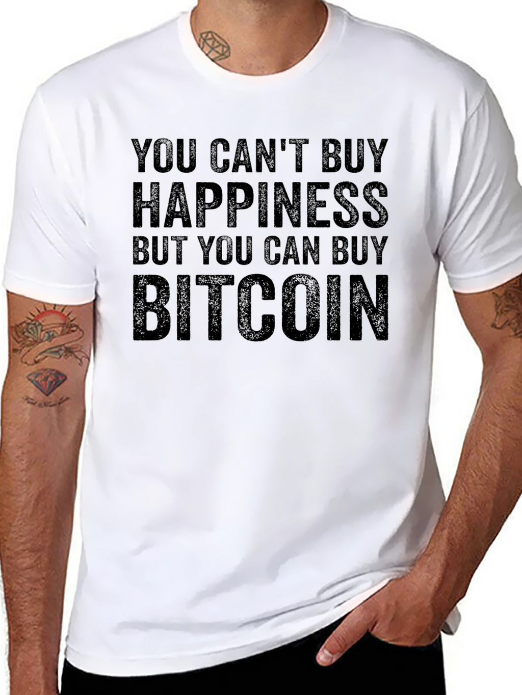 Bitcoin Happiness T-Shirt - Crypto Tee
