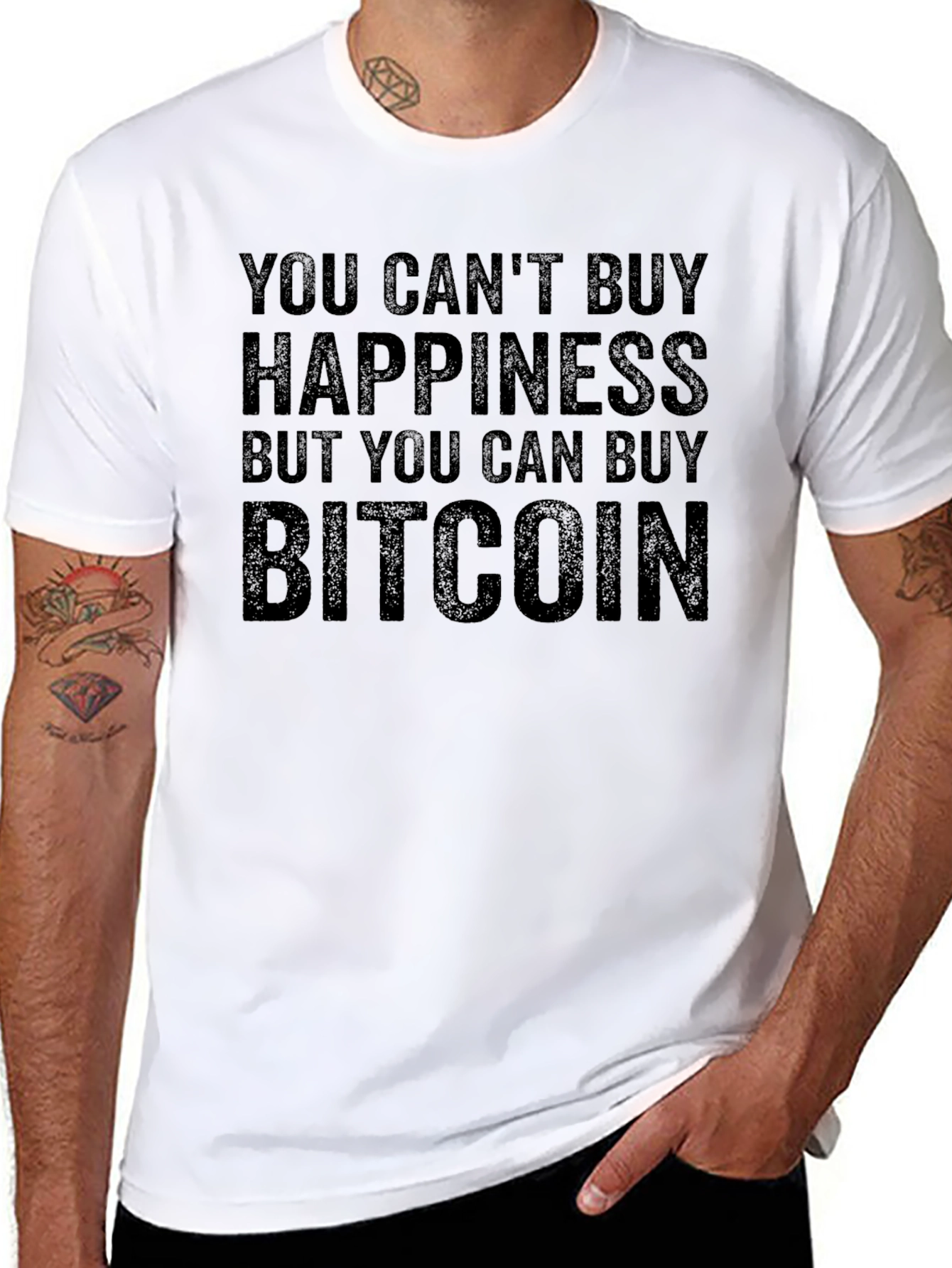 Bitcoin Happiness T-Shirt - Crypto Tee