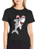 Easter Shark T-Shirt - Bunny Ears