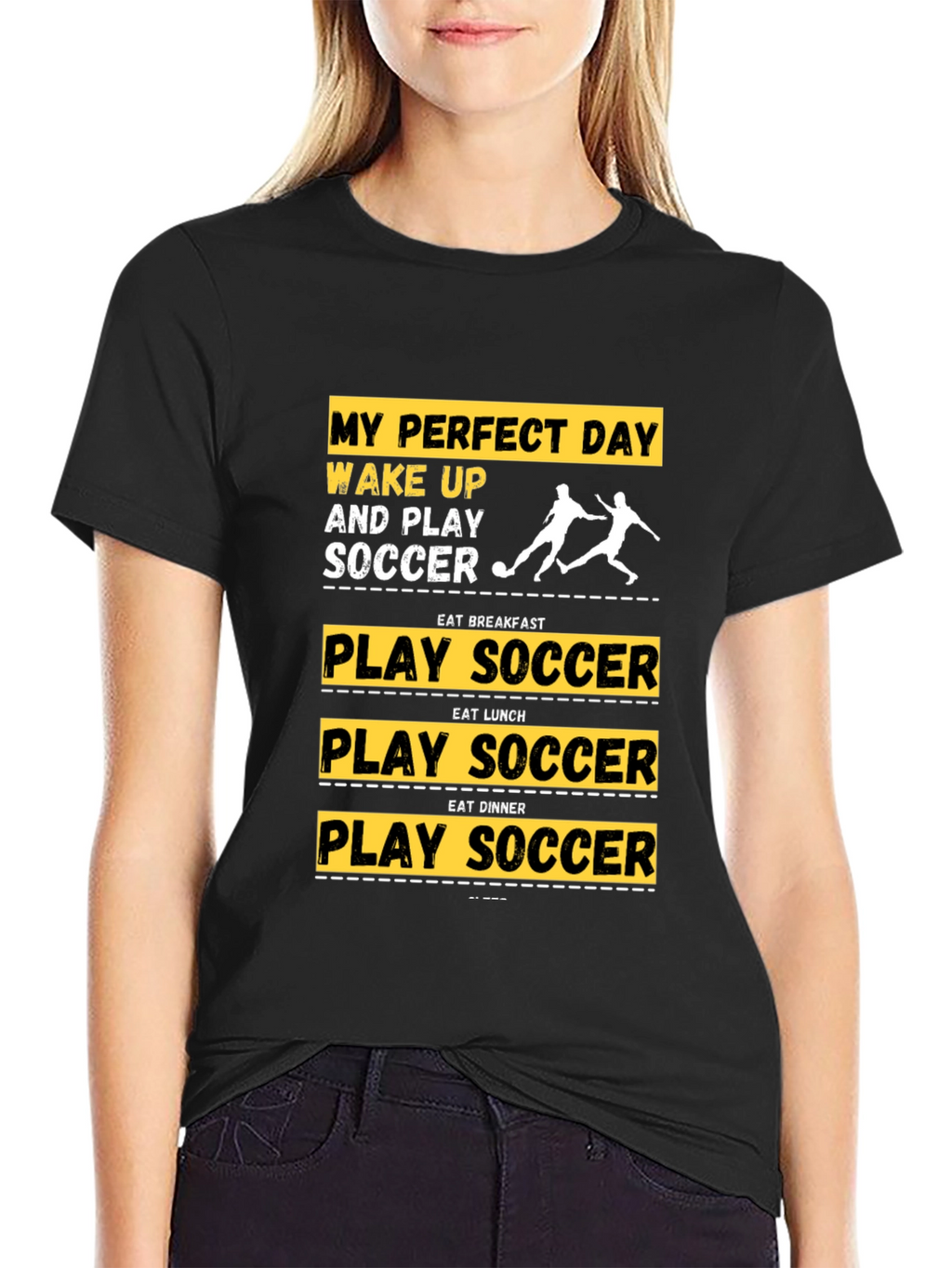 Soccer Lovers T-Shirt - My Perfect Day Tee