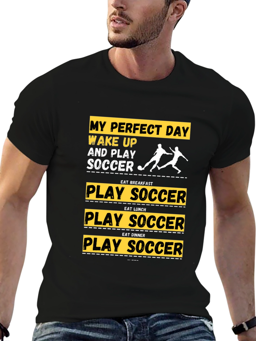 Soccer Lovers T-Shirt - My Perfect Day Tee