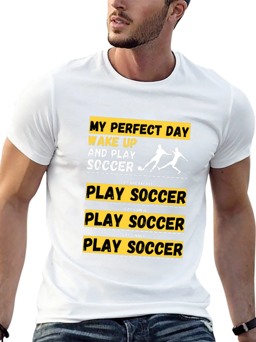 Soccer Lovers T-Shirt - My Perfect Day Tee