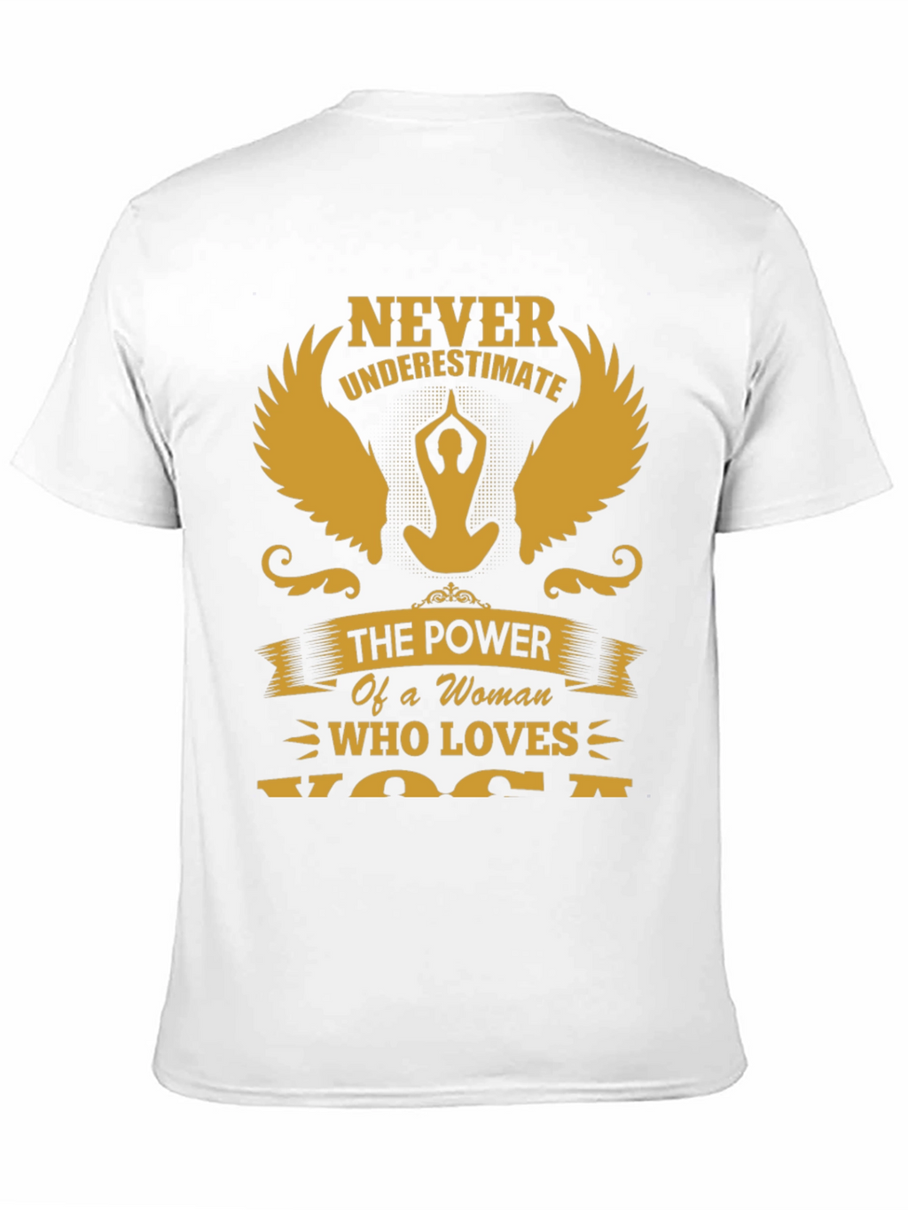Never Underestimate Yoga Woman T-Shirt