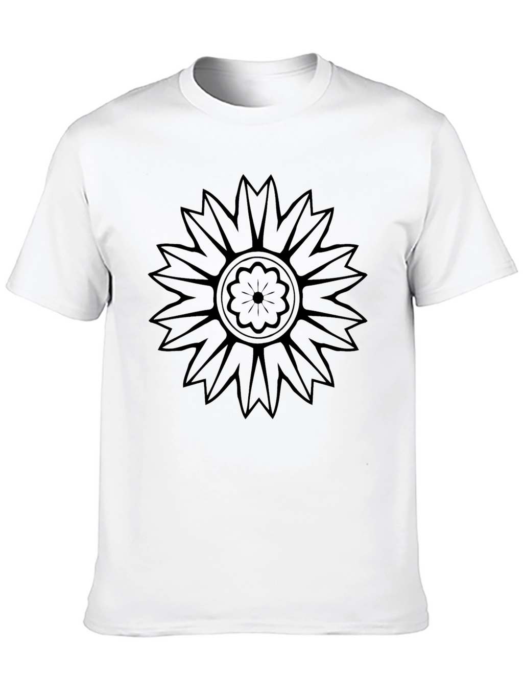 Black Floral Graphic Print T-Shirt