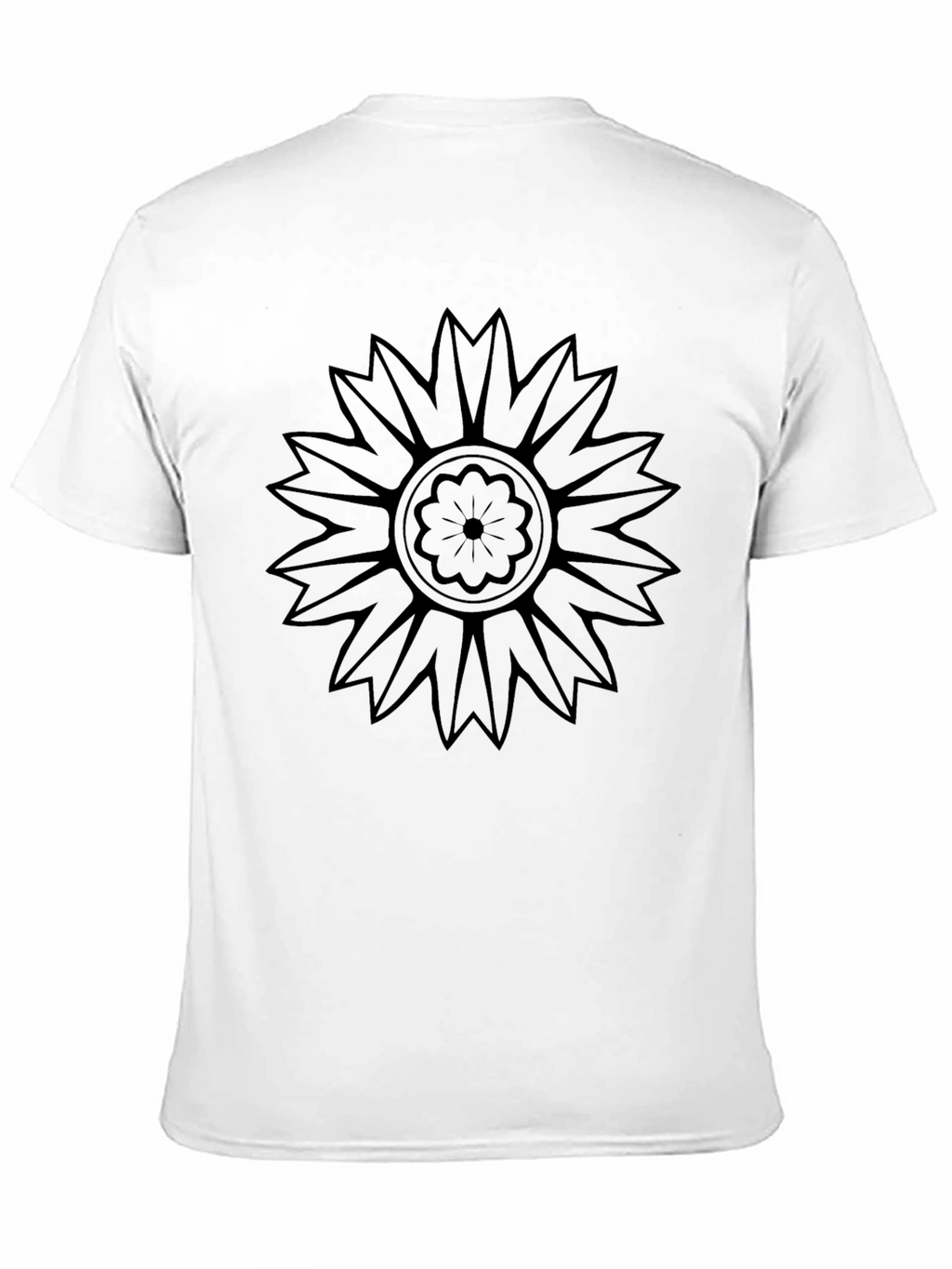 Black Floral Graphic Print T-Shirt