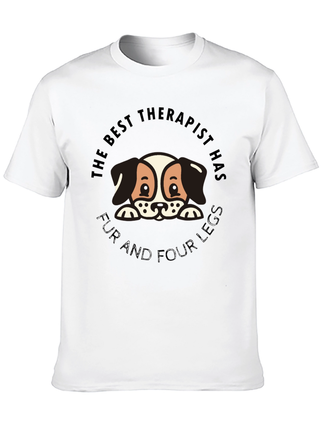 Best Therapist Dog Lover Graphic Tee