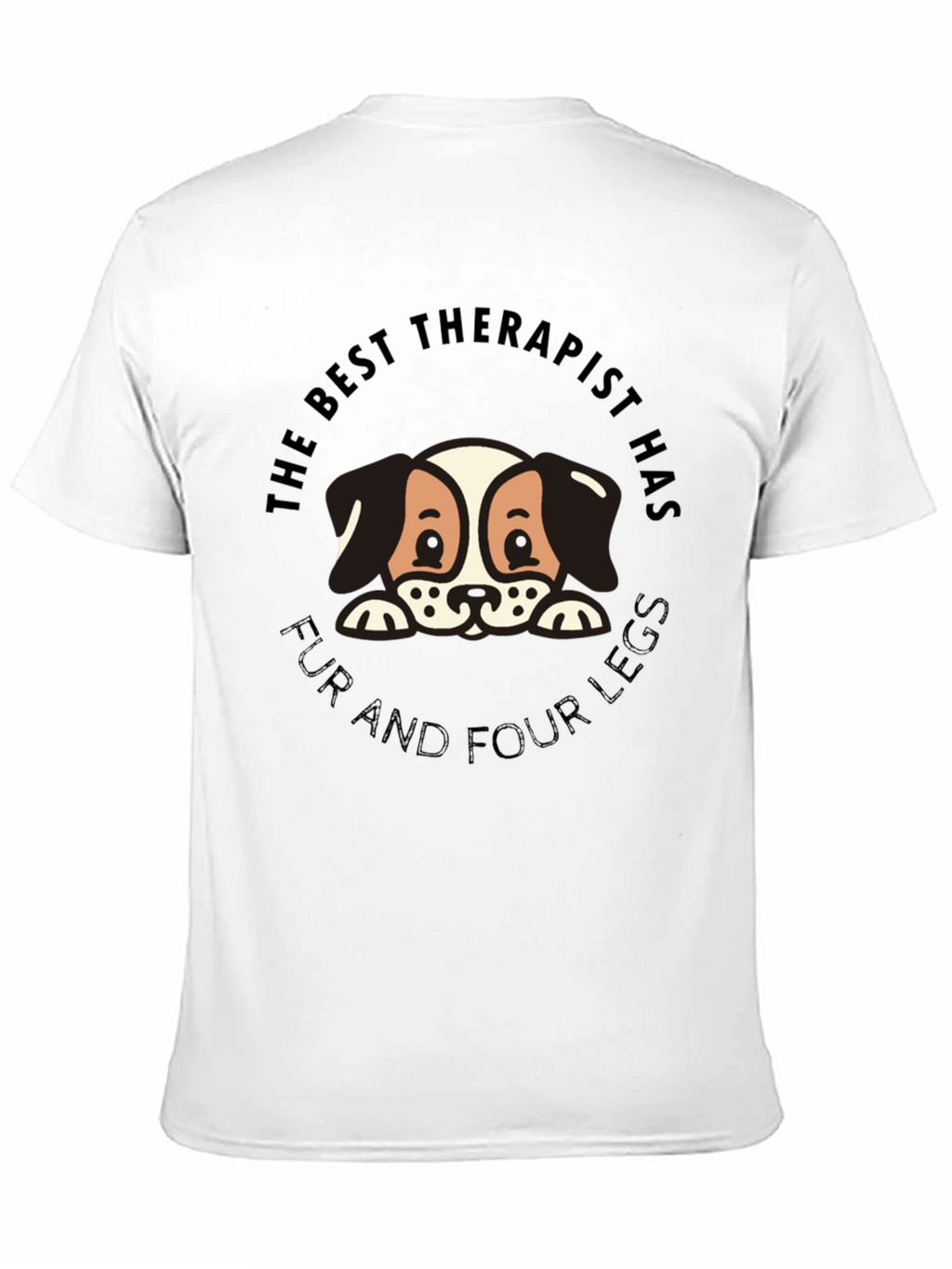 Best Therapist Dog Lover Graphic Tee