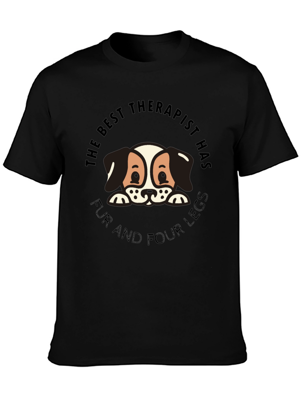 Best Therapist Dog Lover Graphic Tee