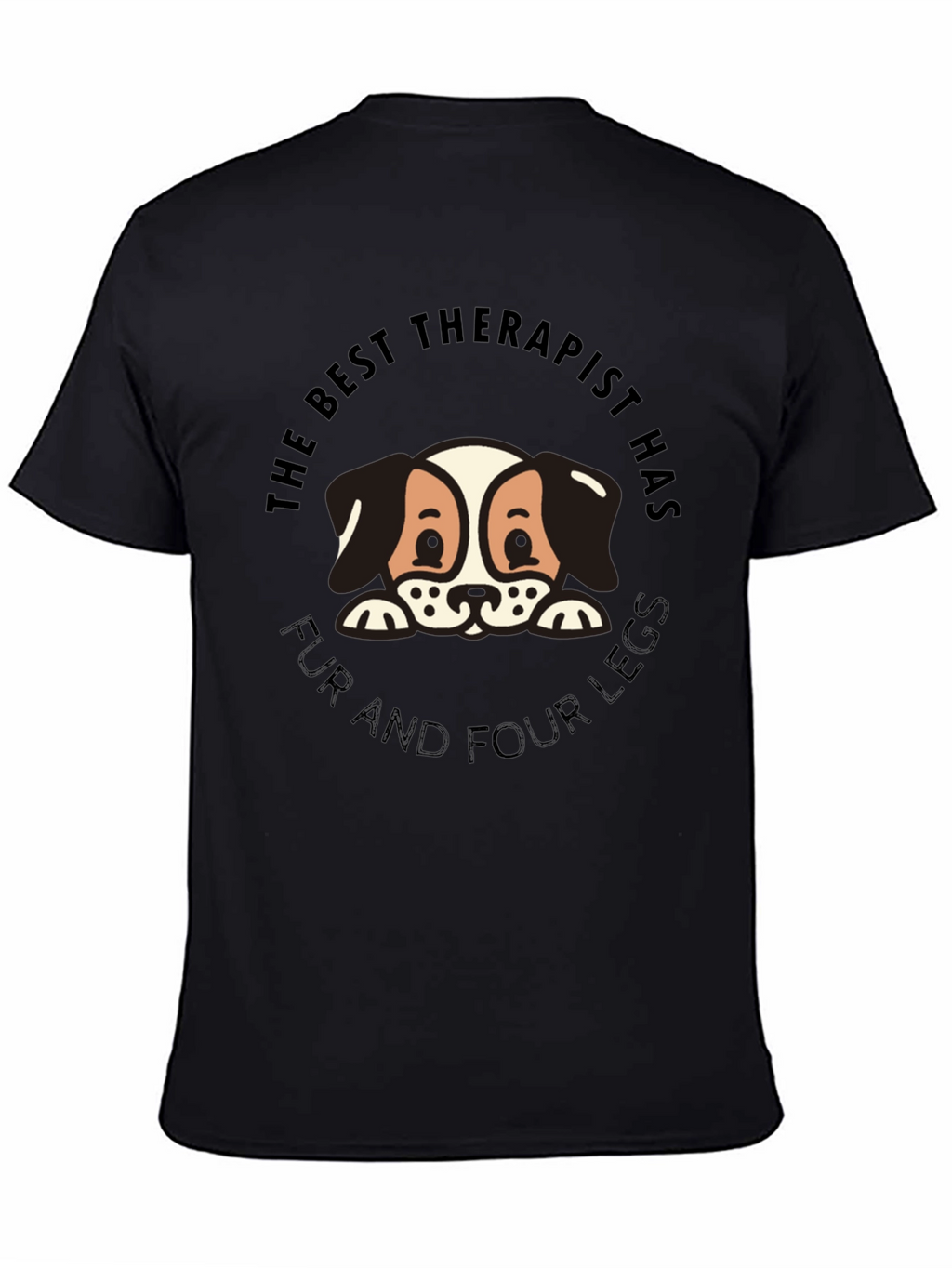 Best Therapist Dog Lover Graphic Tee