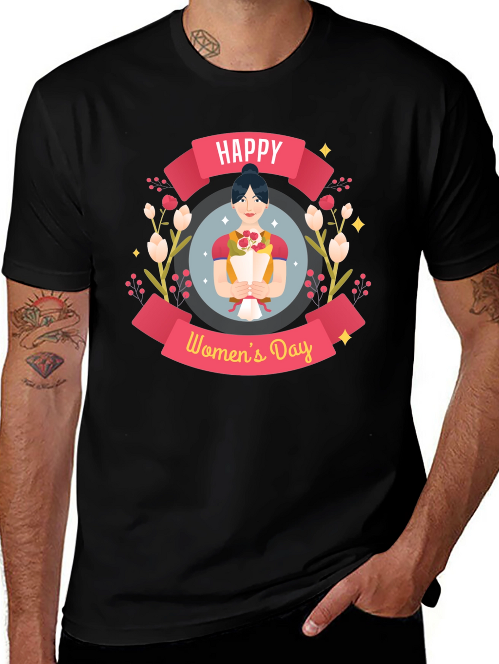 Happy Womens Day Graphic T-Shirt