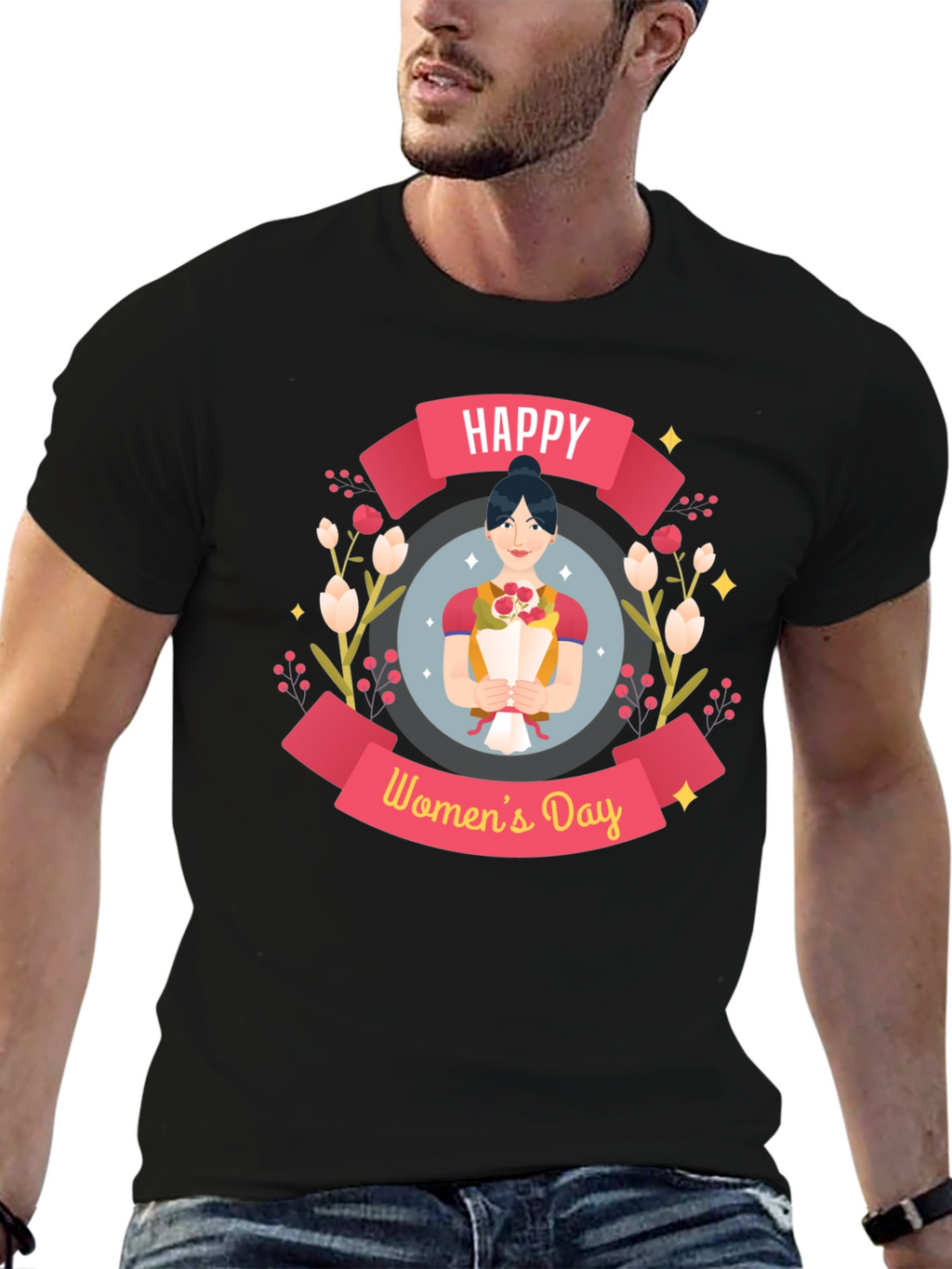 Happy Womens Day Graphic T-Shirt