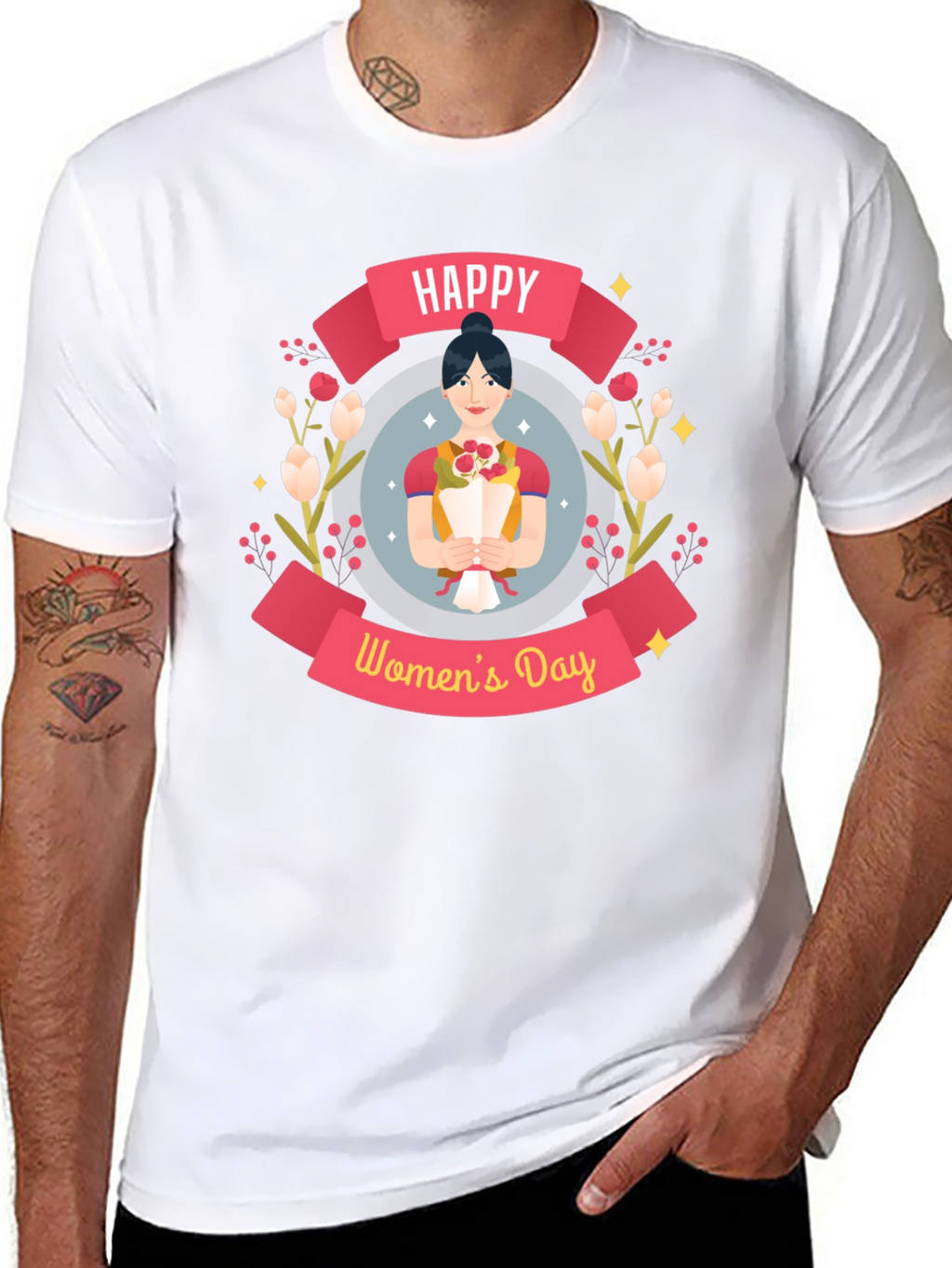 Happy Womens Day Graphic T-Shirt
