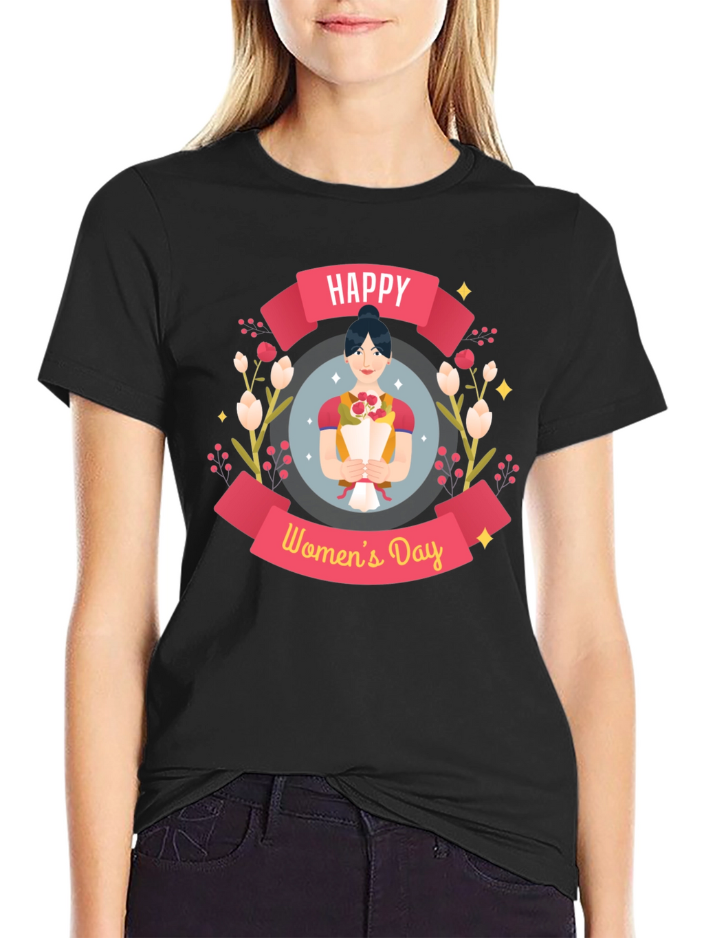 Happy Womens Day Graphic T-Shirt