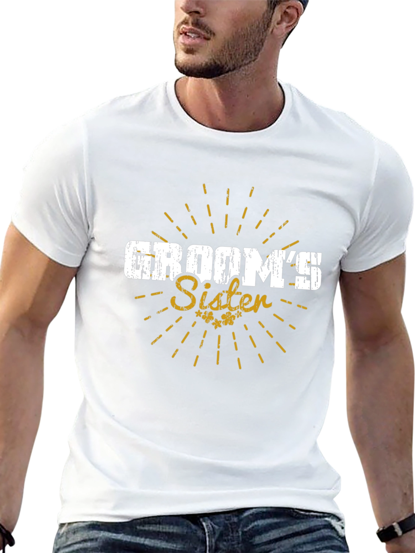 Grooms Sister T-Shirt - Wedding Celebration Tee
