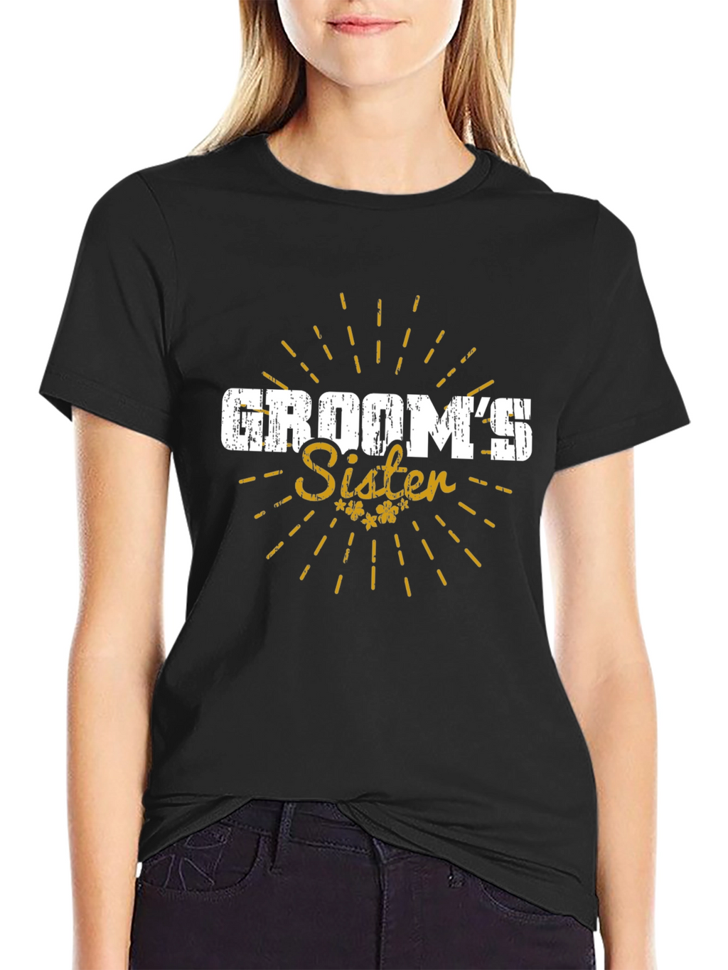Grooms Sister T-Shirt - Wedding Celebration Tee