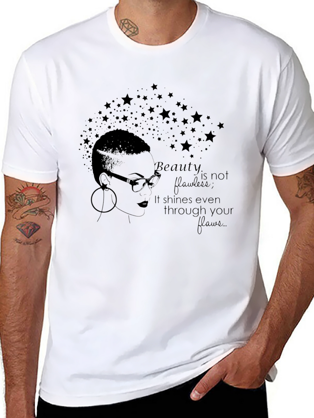 Beauty Through Flaws Graphic Tee