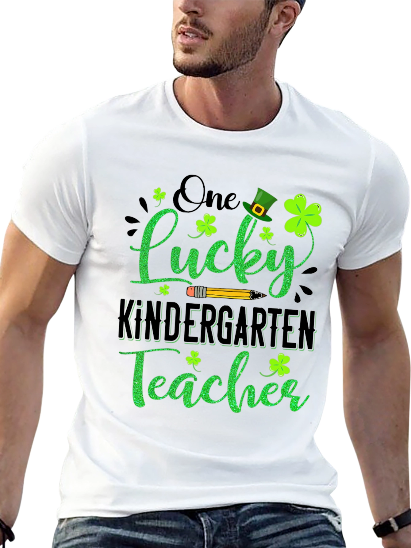Lucky Kindergarten Teacher St. Patricks Day T-Shirt