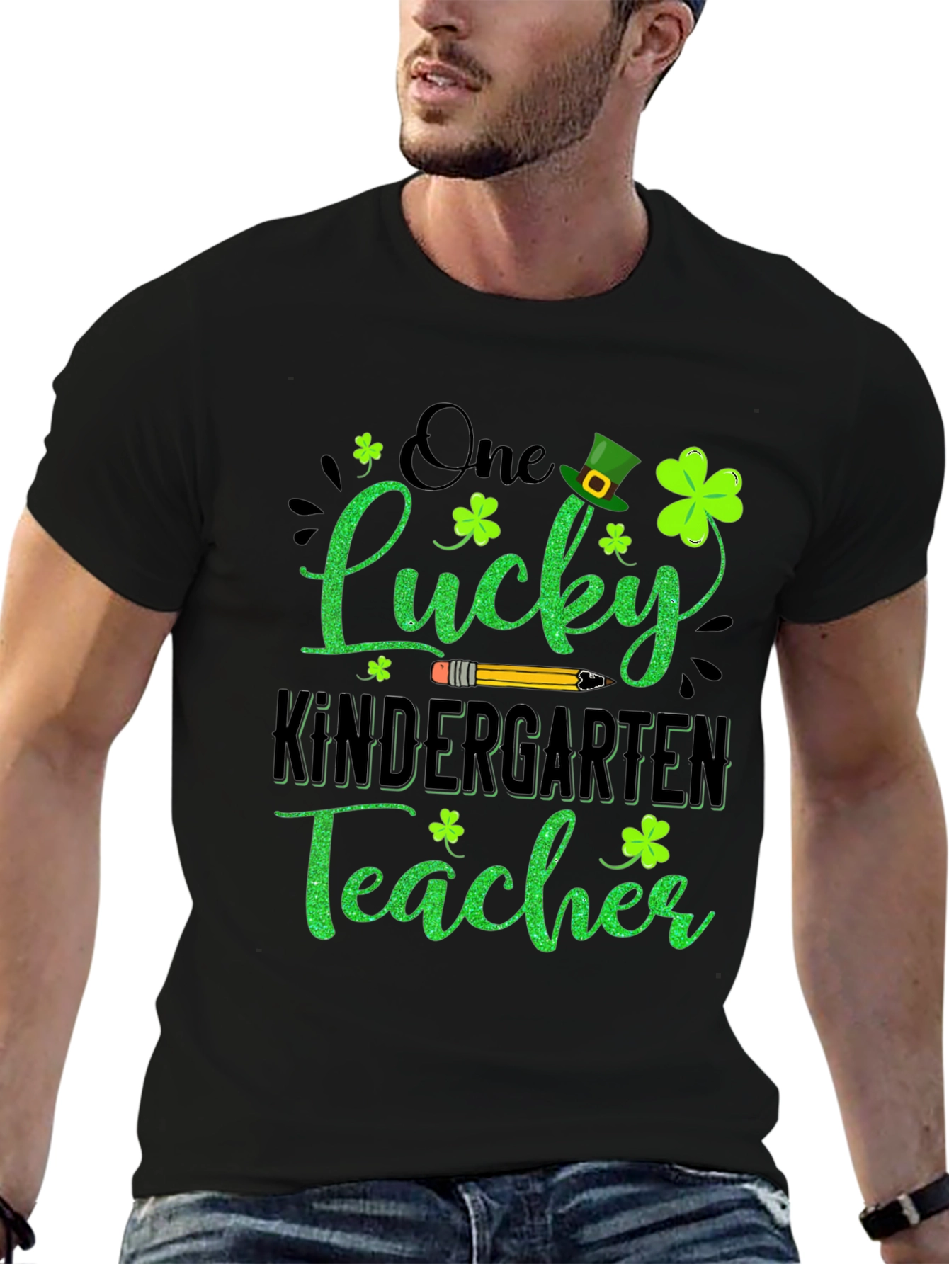 Lucky Kindergarten Teacher St. Patricks Day T-Shirt
