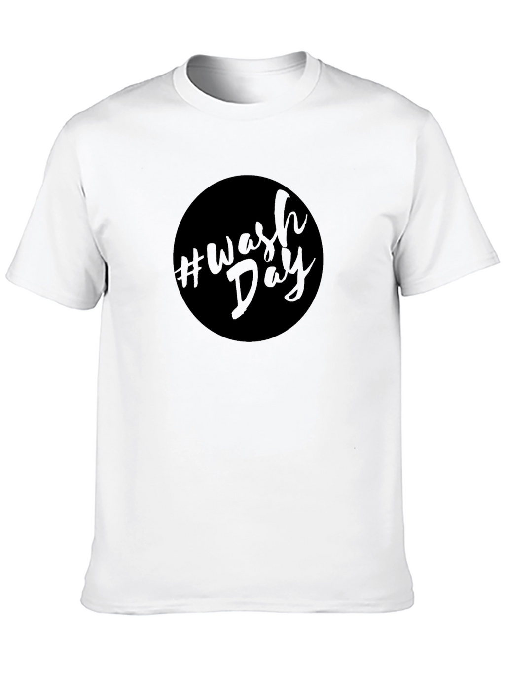 #Wash Day Black T-Shirt - Stylish & Comfortable