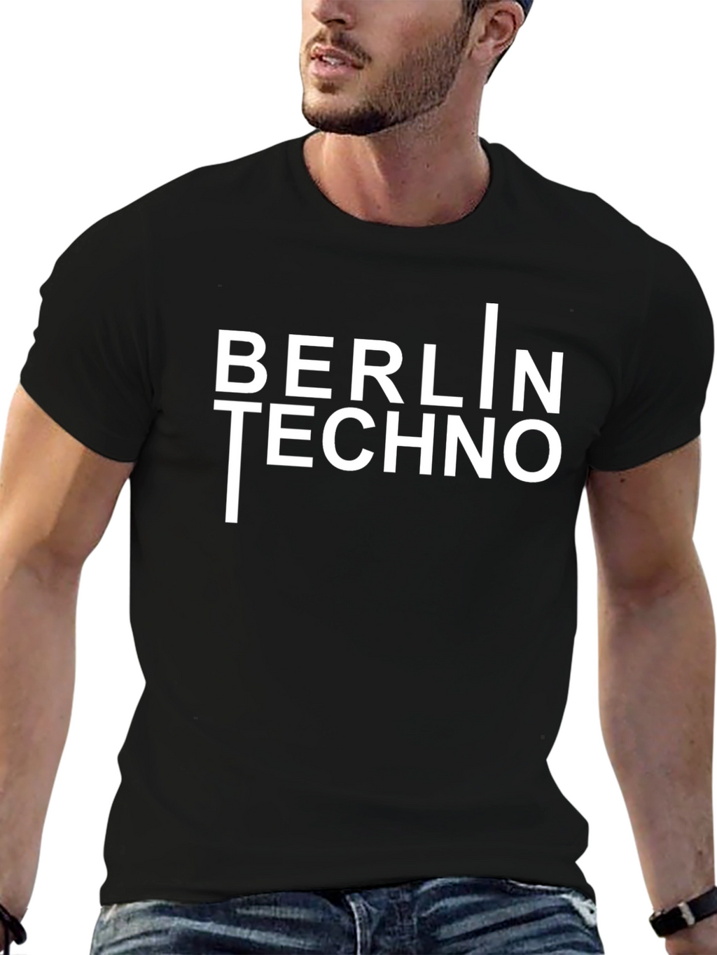 Berlin Techno Graphic Tee - Modern Style