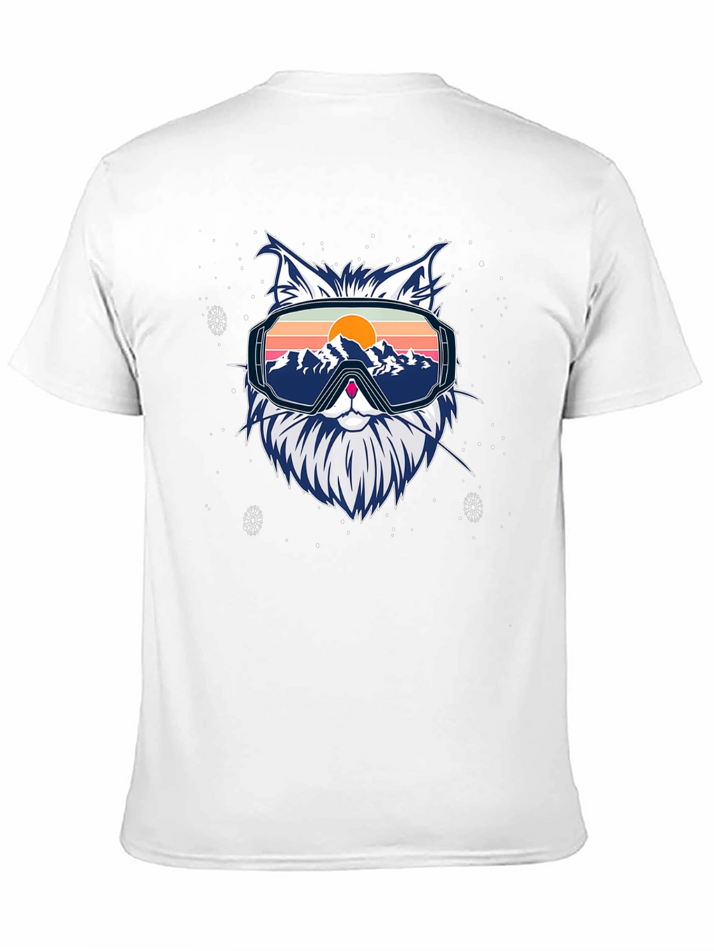 Cool Cat Ski Goggles Graphic Tee