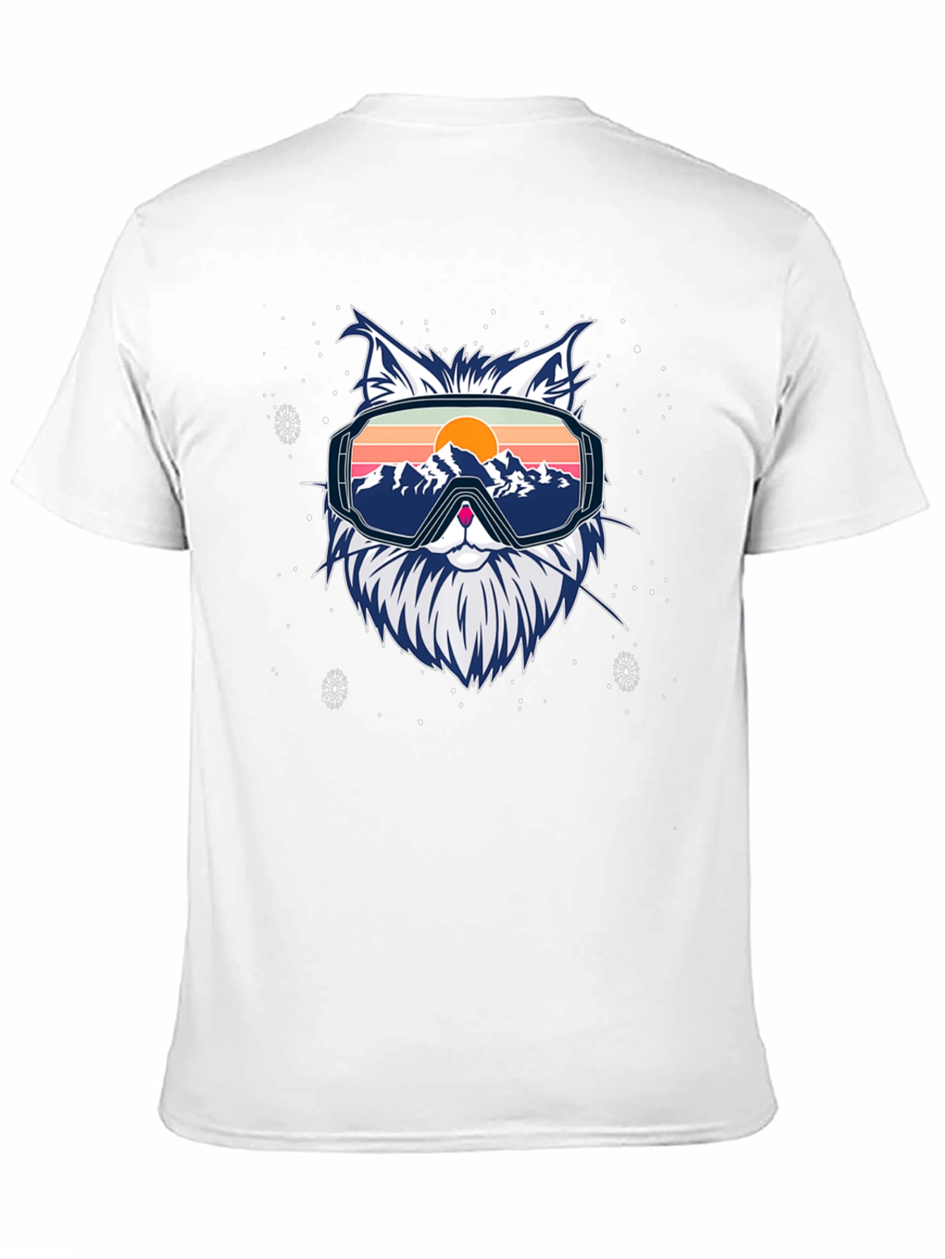 Cool Cat Ski Goggles Graphic Tee
