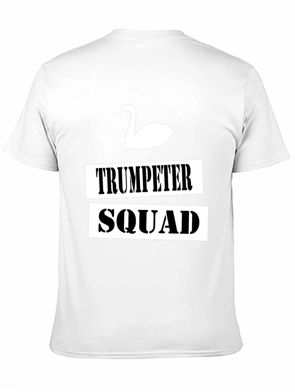 Trumpeter Swan Squad Graphic T-Shirt - Black Cotton Tee