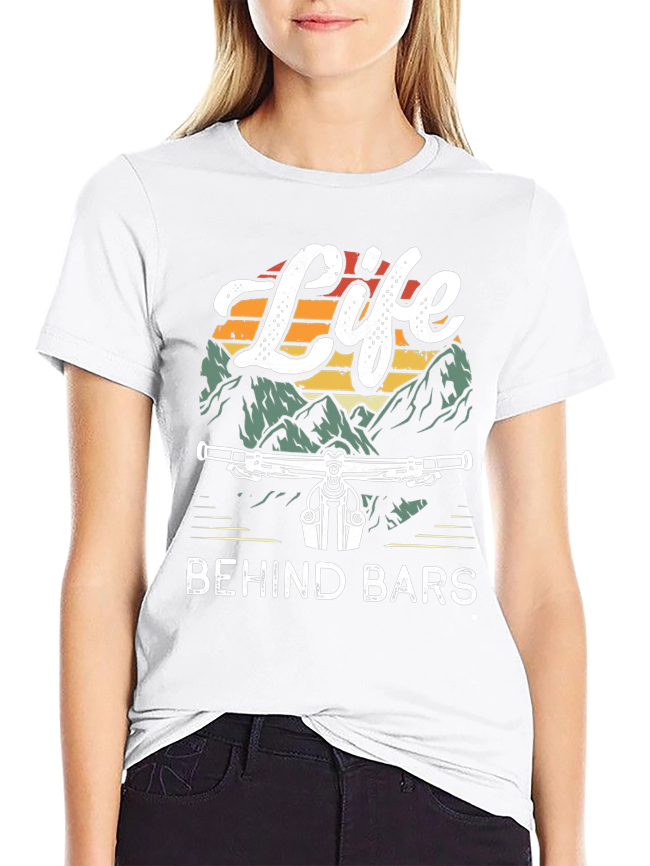 Life Behind Bars Graphic Tee - Mountain Bike T-Shirt