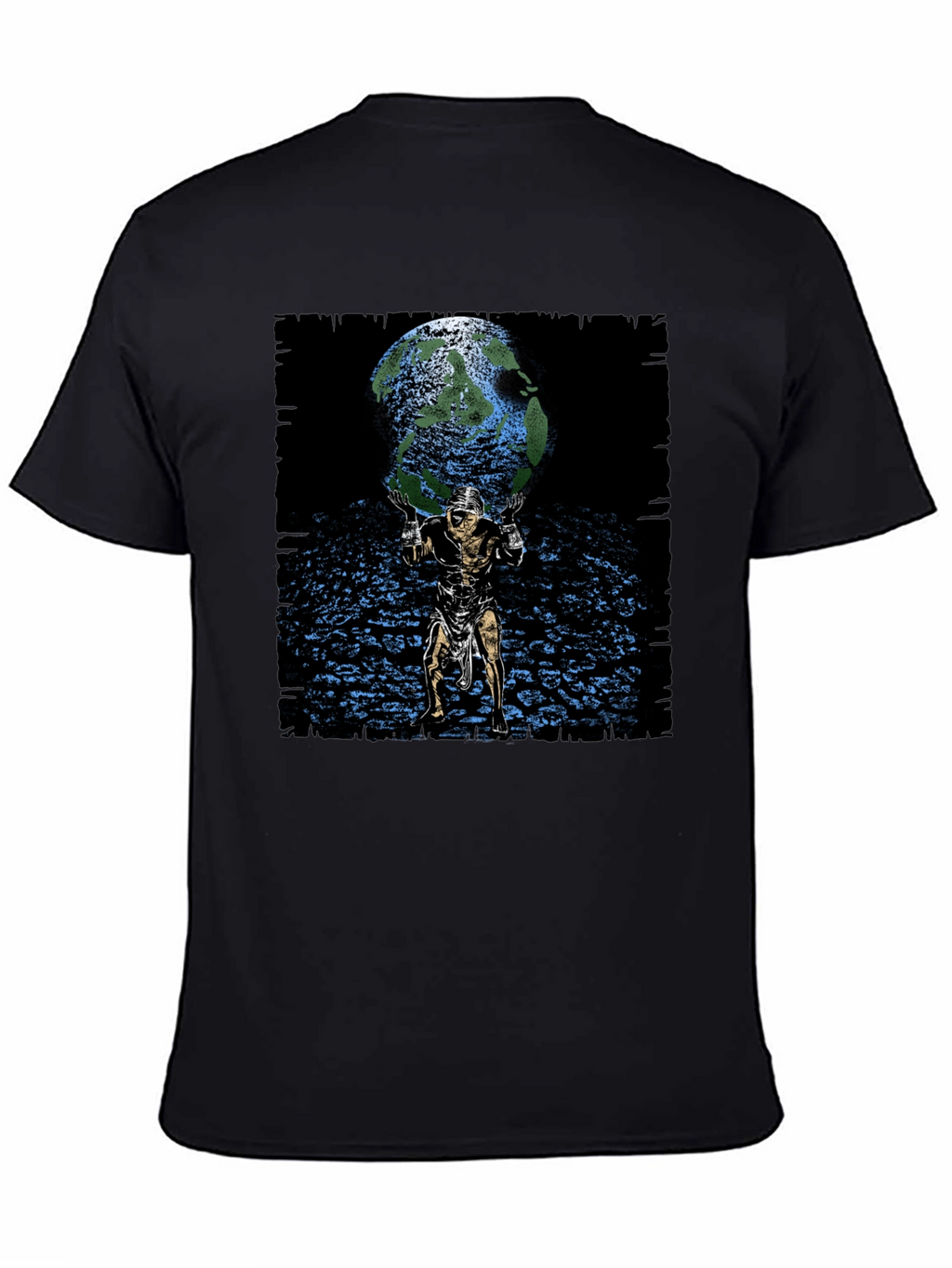Atlas Holding World Graphic Tee - Black