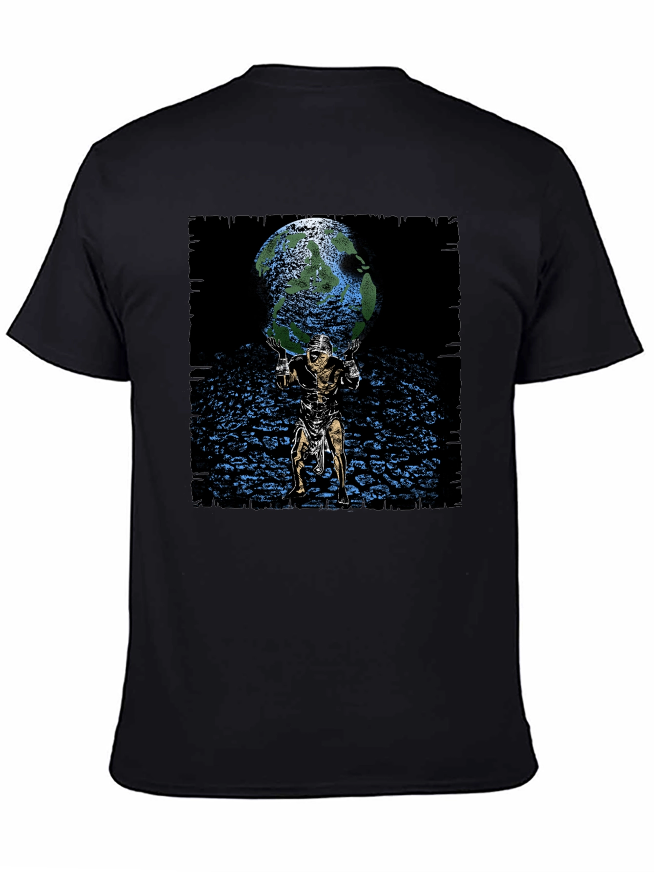 Atlas Holding World Graphic Tee - Black