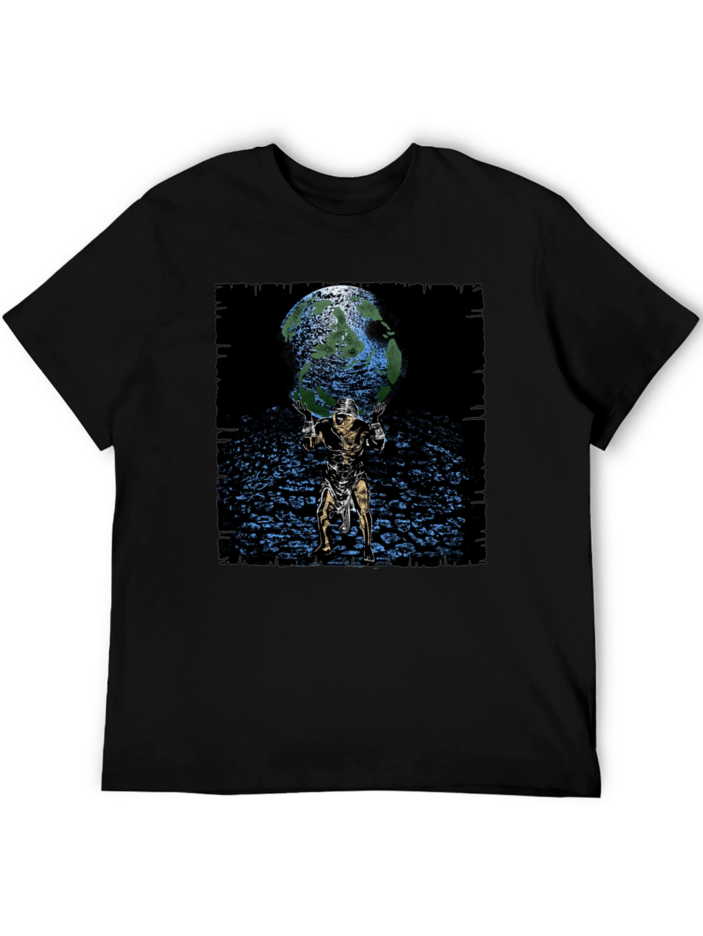 Atlas Holding World Graphic Tee - Black