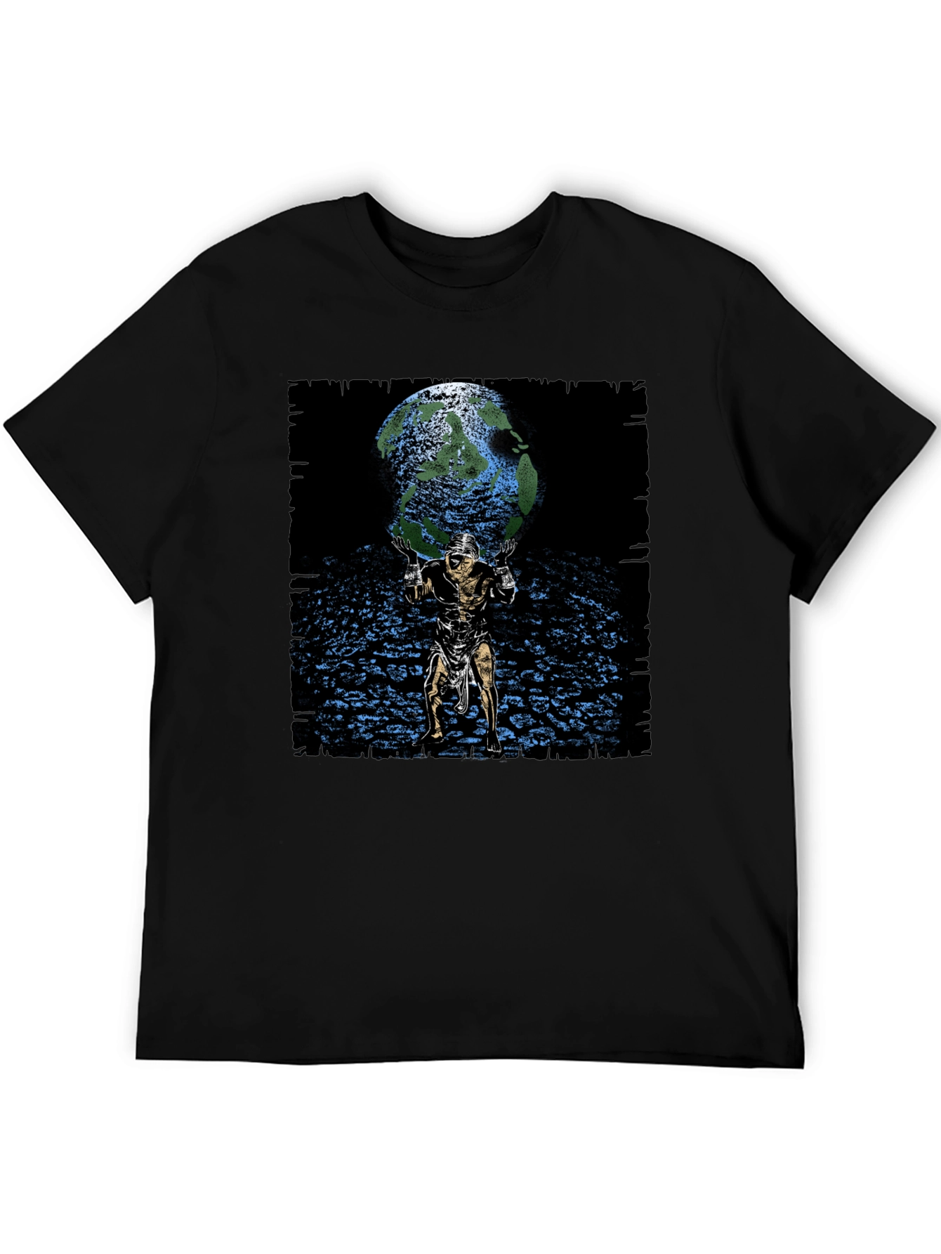 Atlas Holding World Graphic Tee - Black
