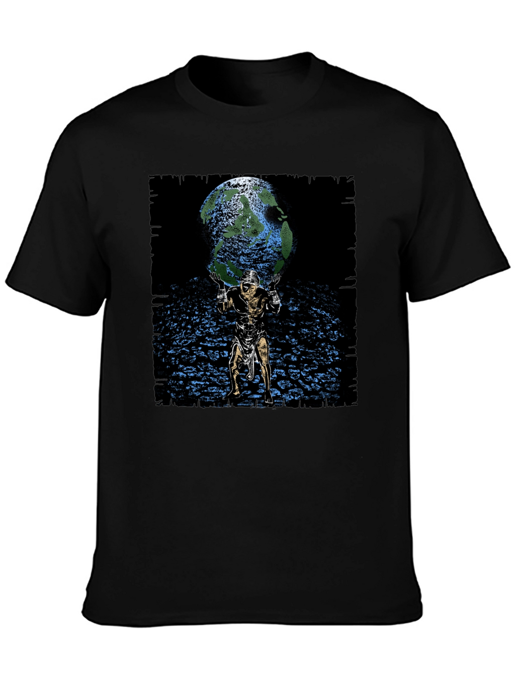 Atlas Holding World Graphic Tee - Black