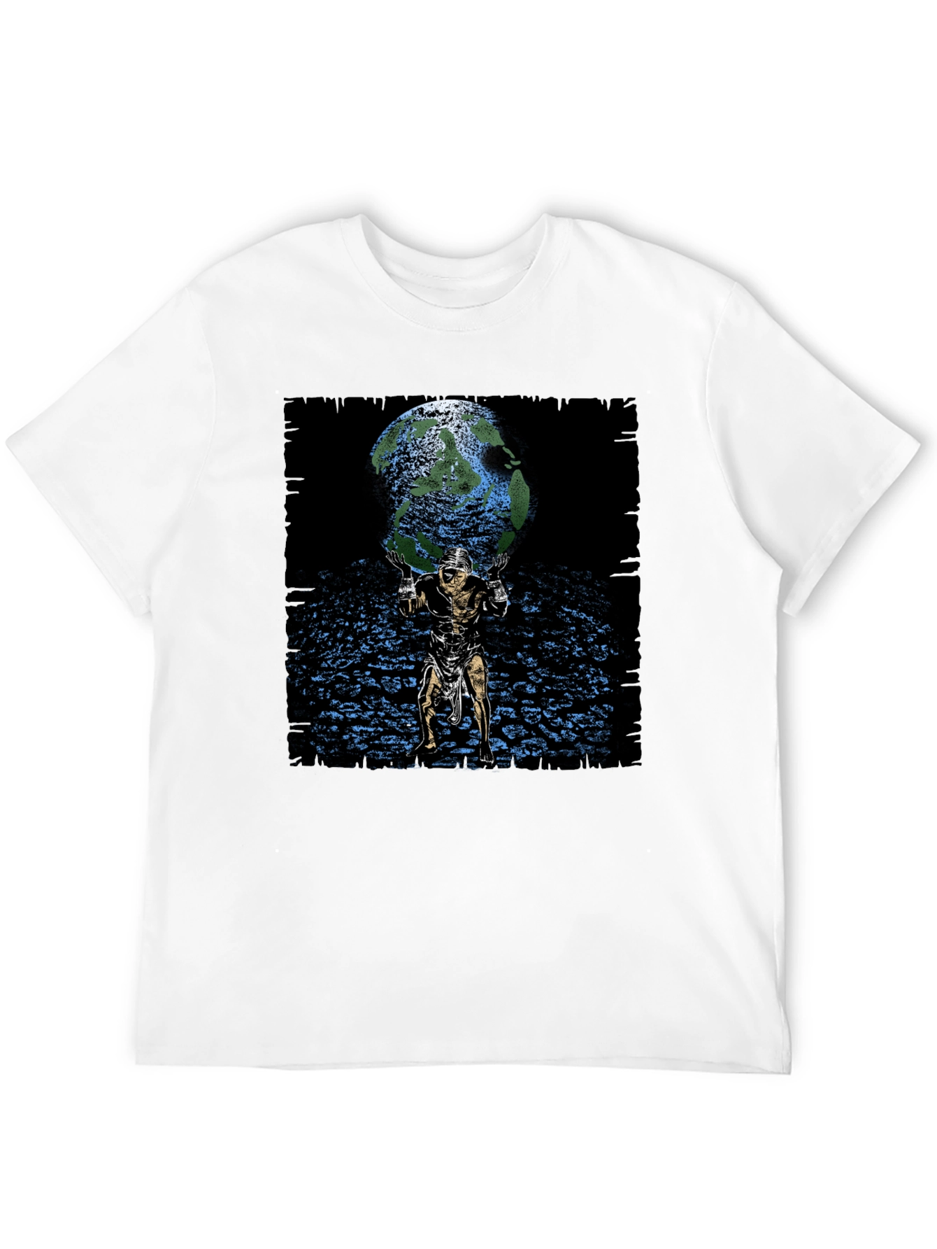 Atlas Holding World Graphic Tee - Black