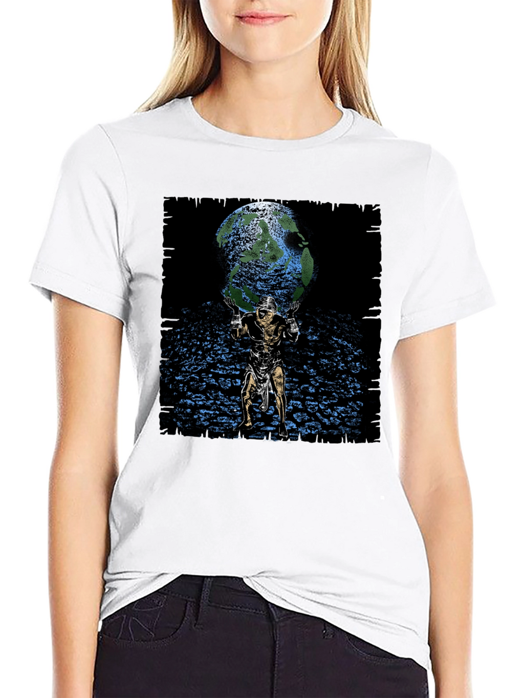 Atlas Holding World Graphic Tee - Black