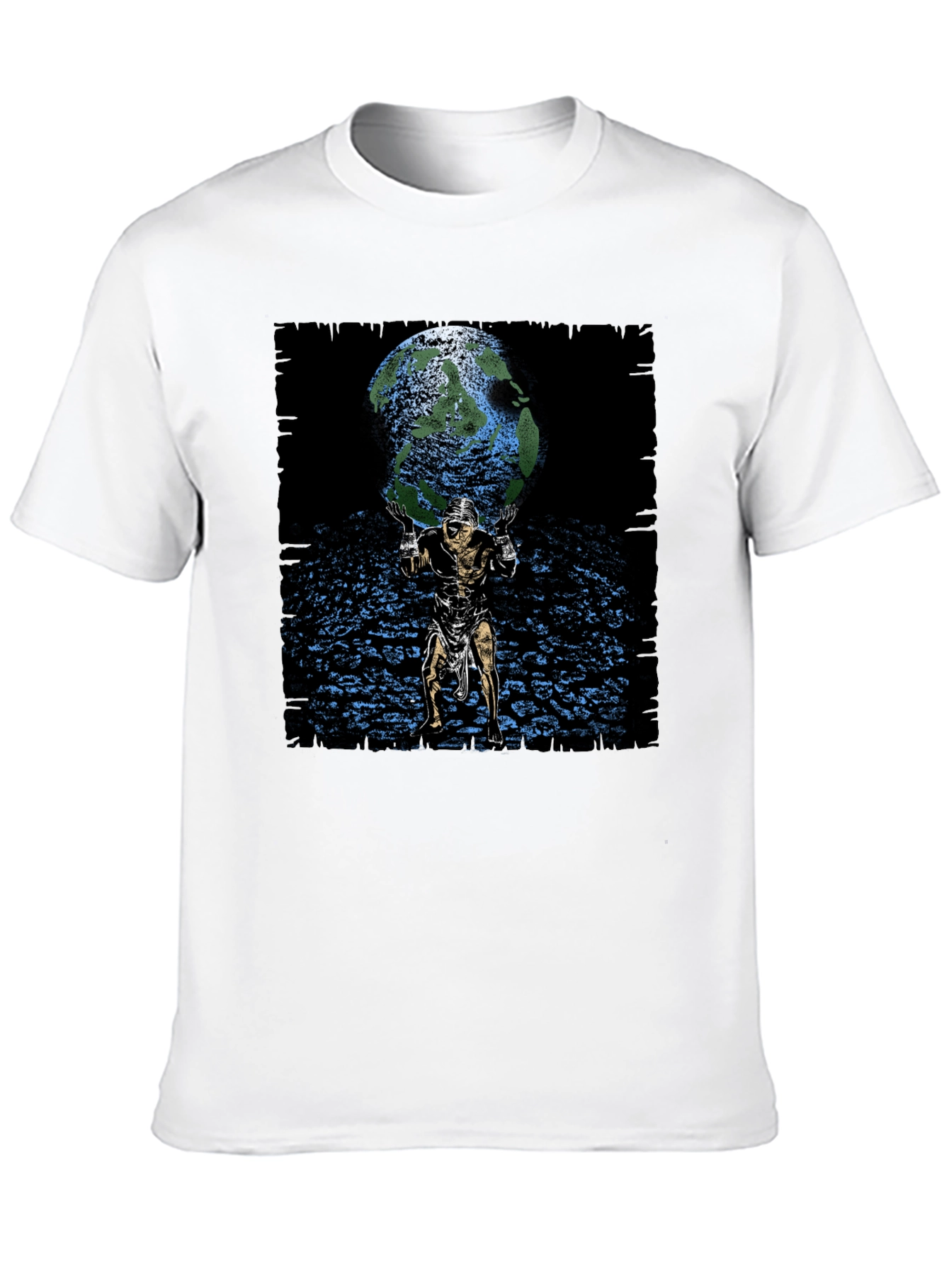 Atlas Holding World Graphic Tee - Black