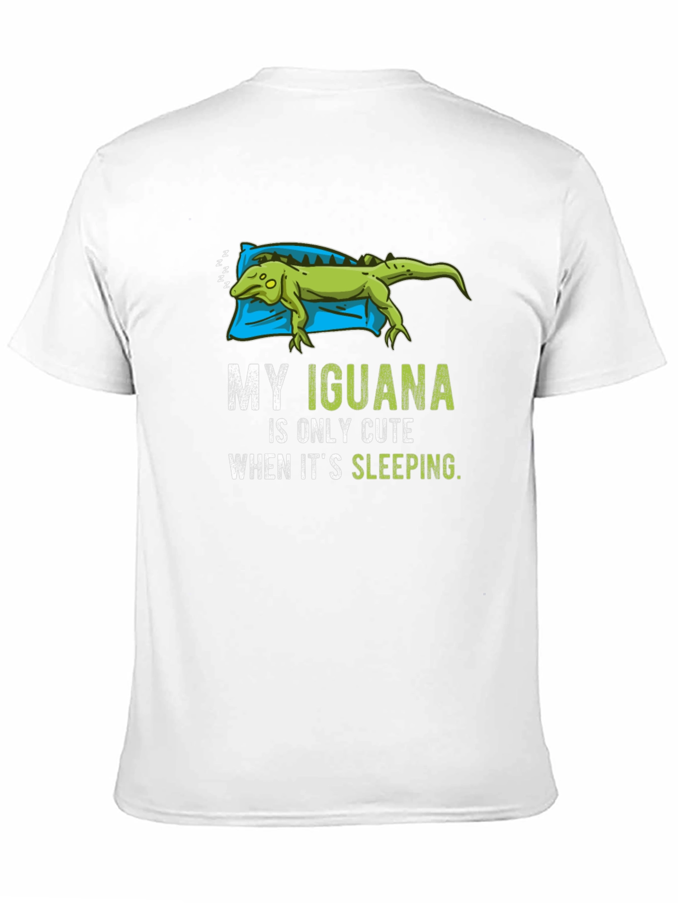 Funny Iguana Sleeping T-Shirt