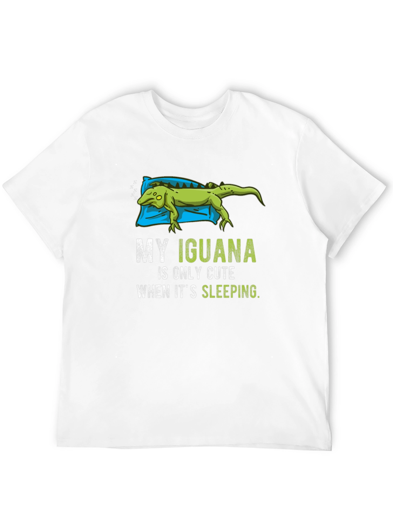 Funny Iguana Sleeping T-Shirt