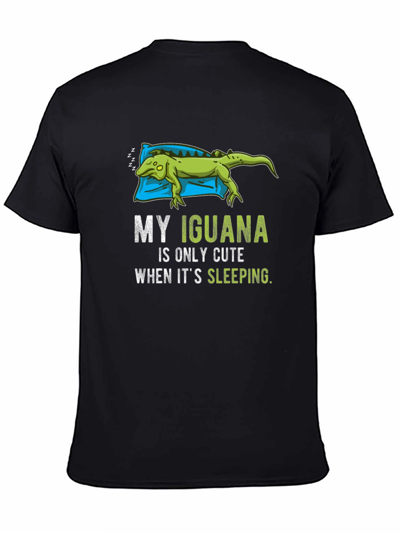 Funny Iguana Sleeping T-Shirt