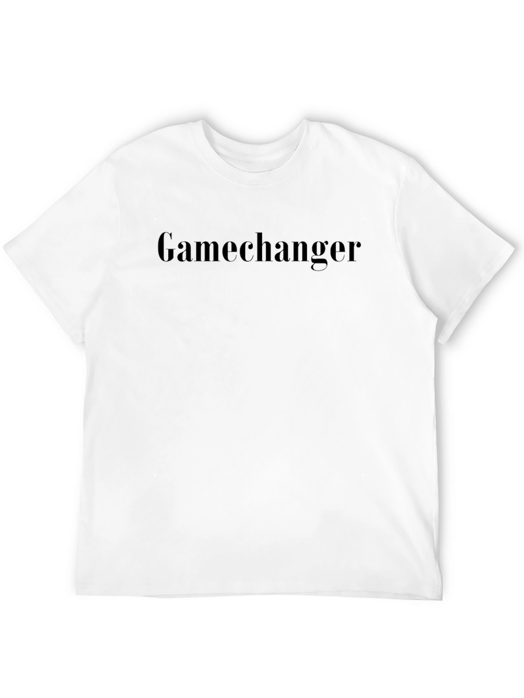 Gamechanger Black T-Shirt - Bold Statement Tee